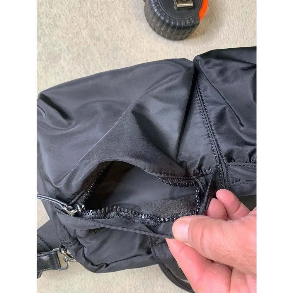 Rebecca Minkoff Ellie Nylon Diaper Travel Bag Black